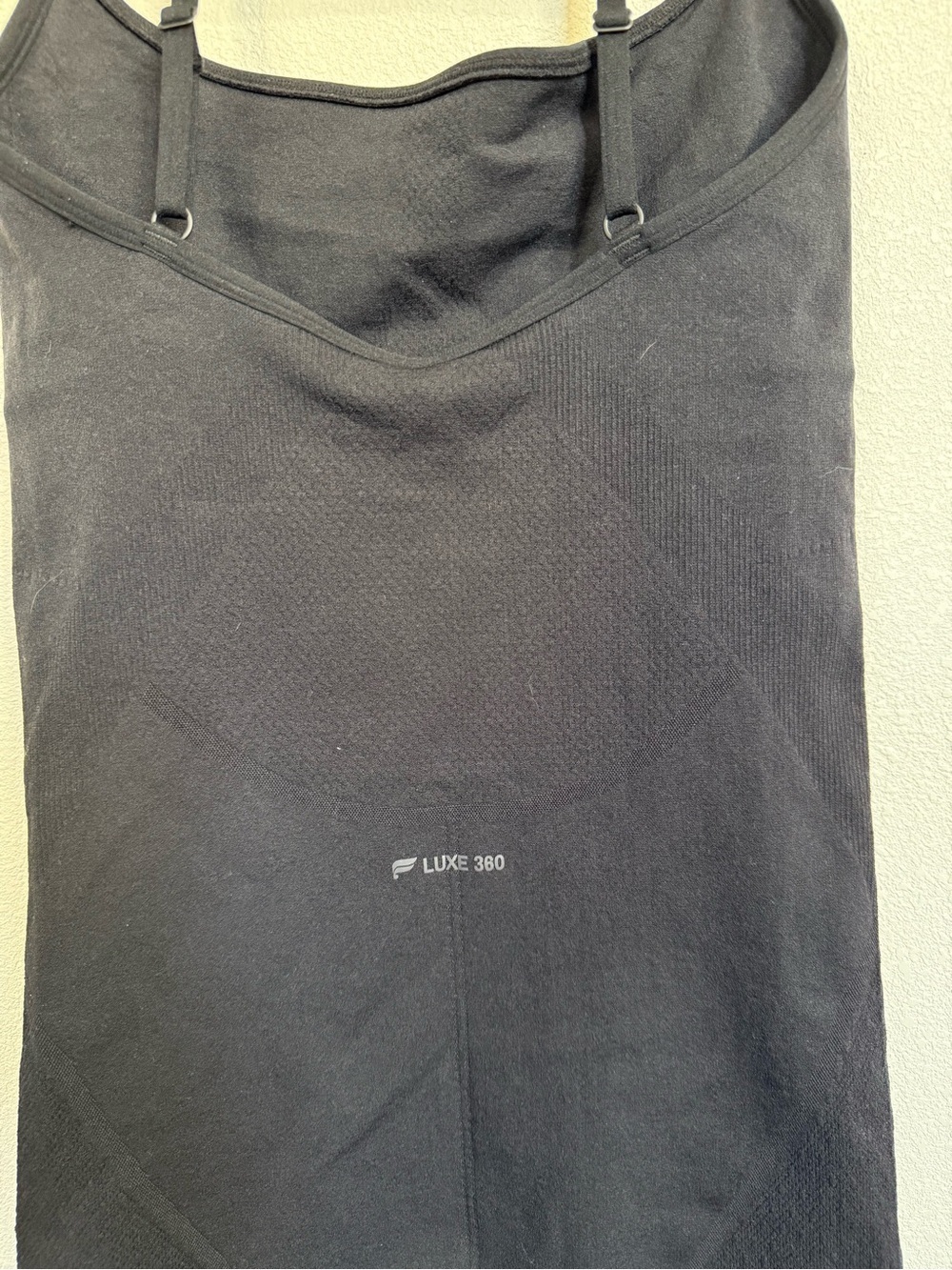 Fabletics 360 Black Seamless Onesie Romper Adjustable Strap Bodysuit - Picture 7 of 10